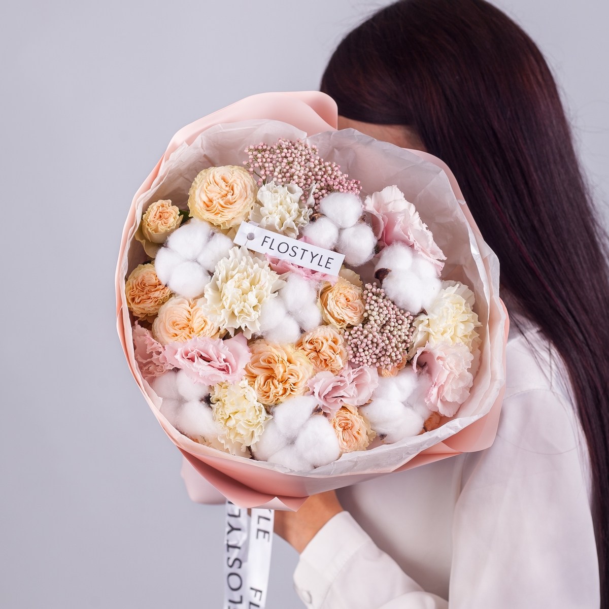 Нежный сборный букет